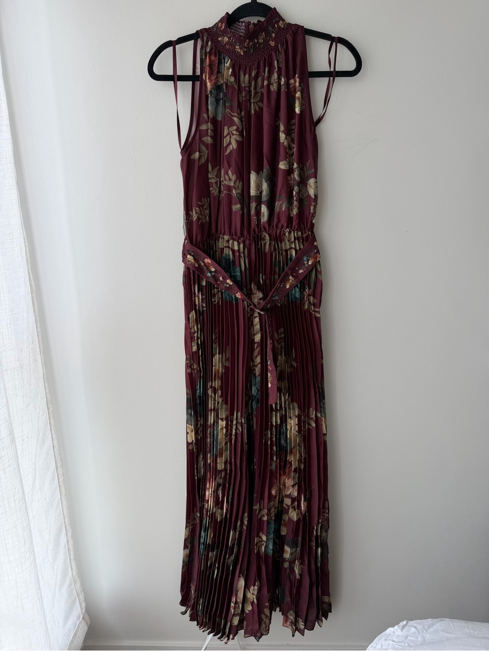 Anthropologie x Ranna Gill Pleated Mock-Neck Floral Jumpsuit NWT - Picture 4 of 7